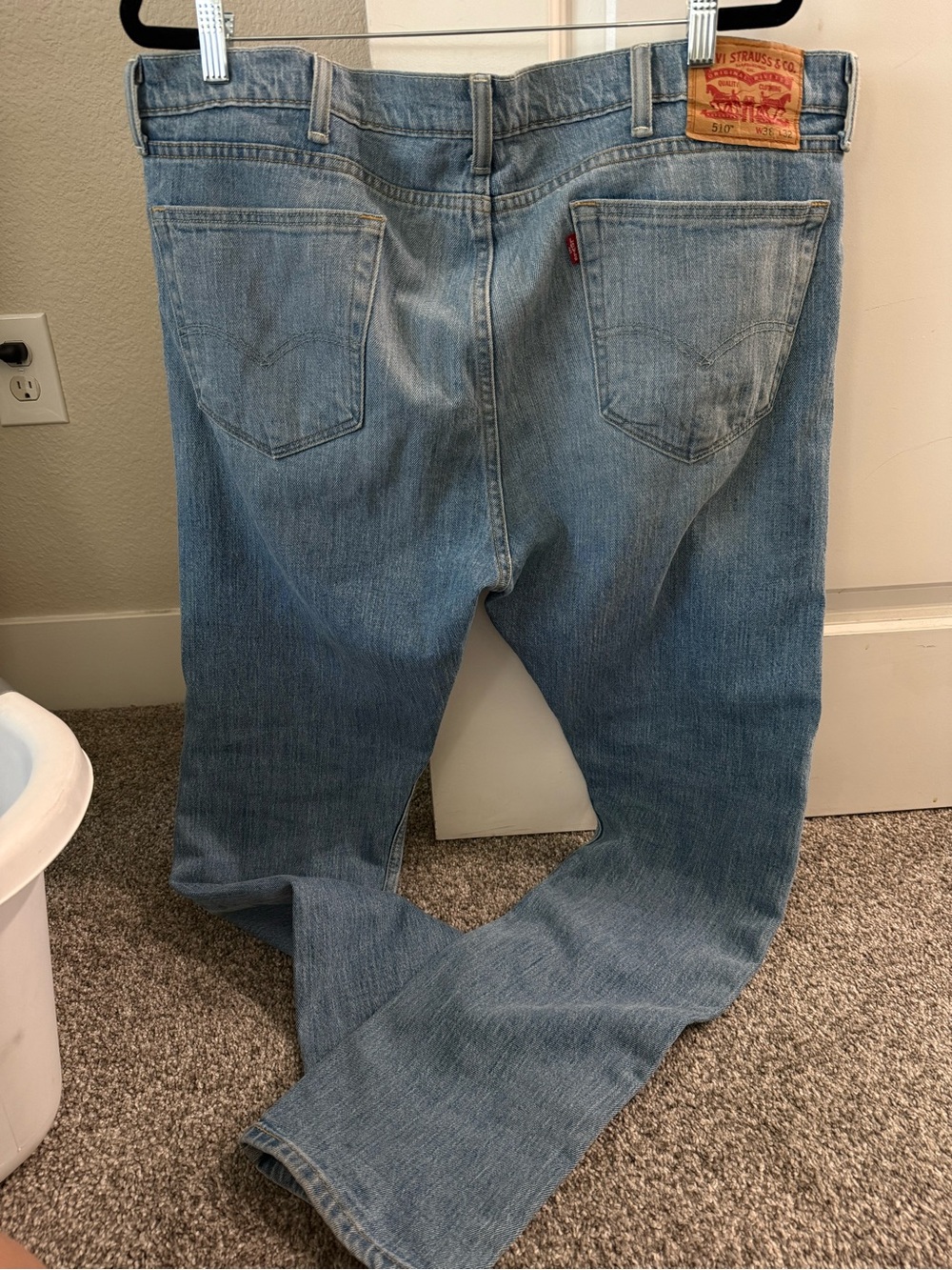 510 Levi's Men's Light Wash Skinny Jeans